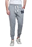 Alan Jones Clothing Men\s Cotton Joggers Track Pants (Melange, XL)