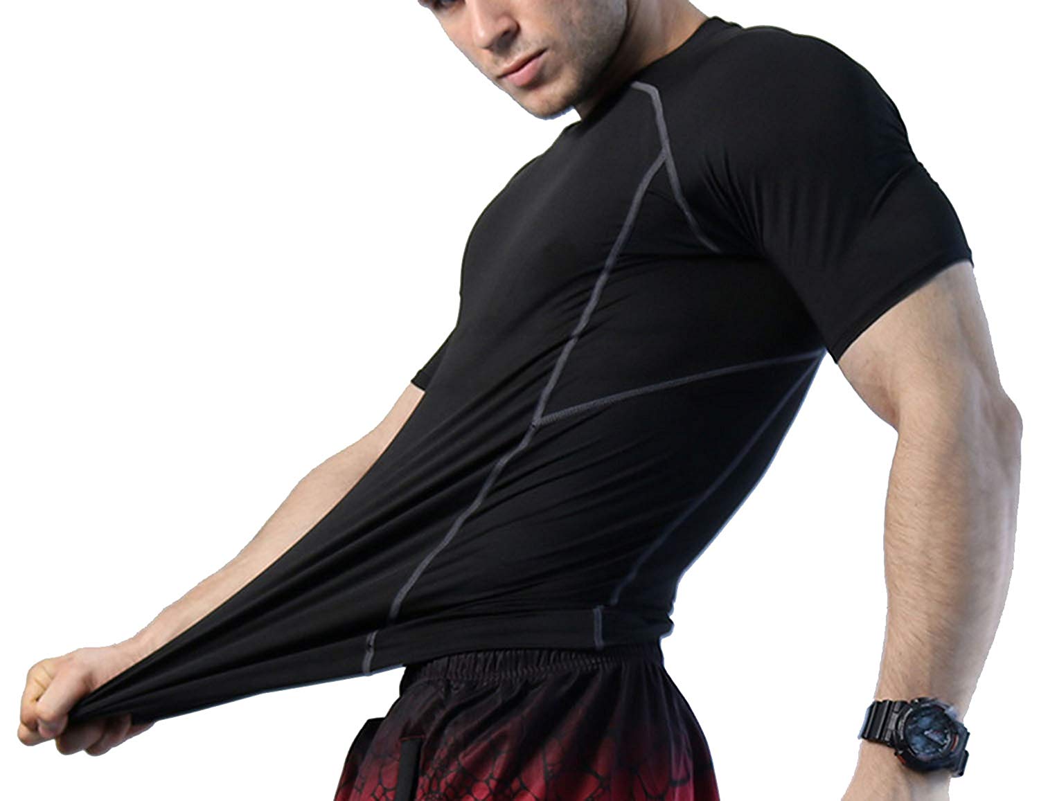 Zesteez Men Ultra Stretchable Gym-Workout Track Pants in Fabric