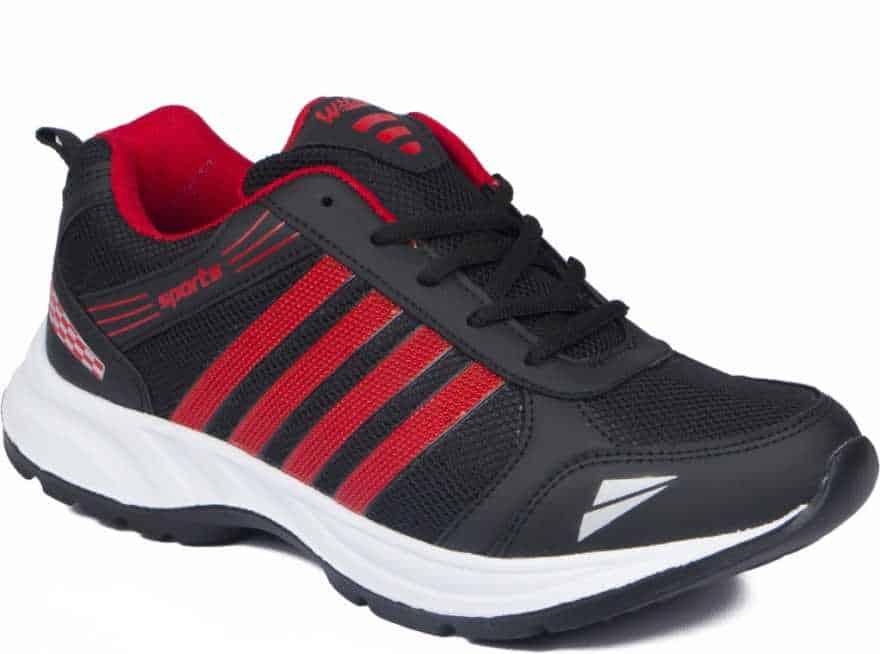 all red workout shoes