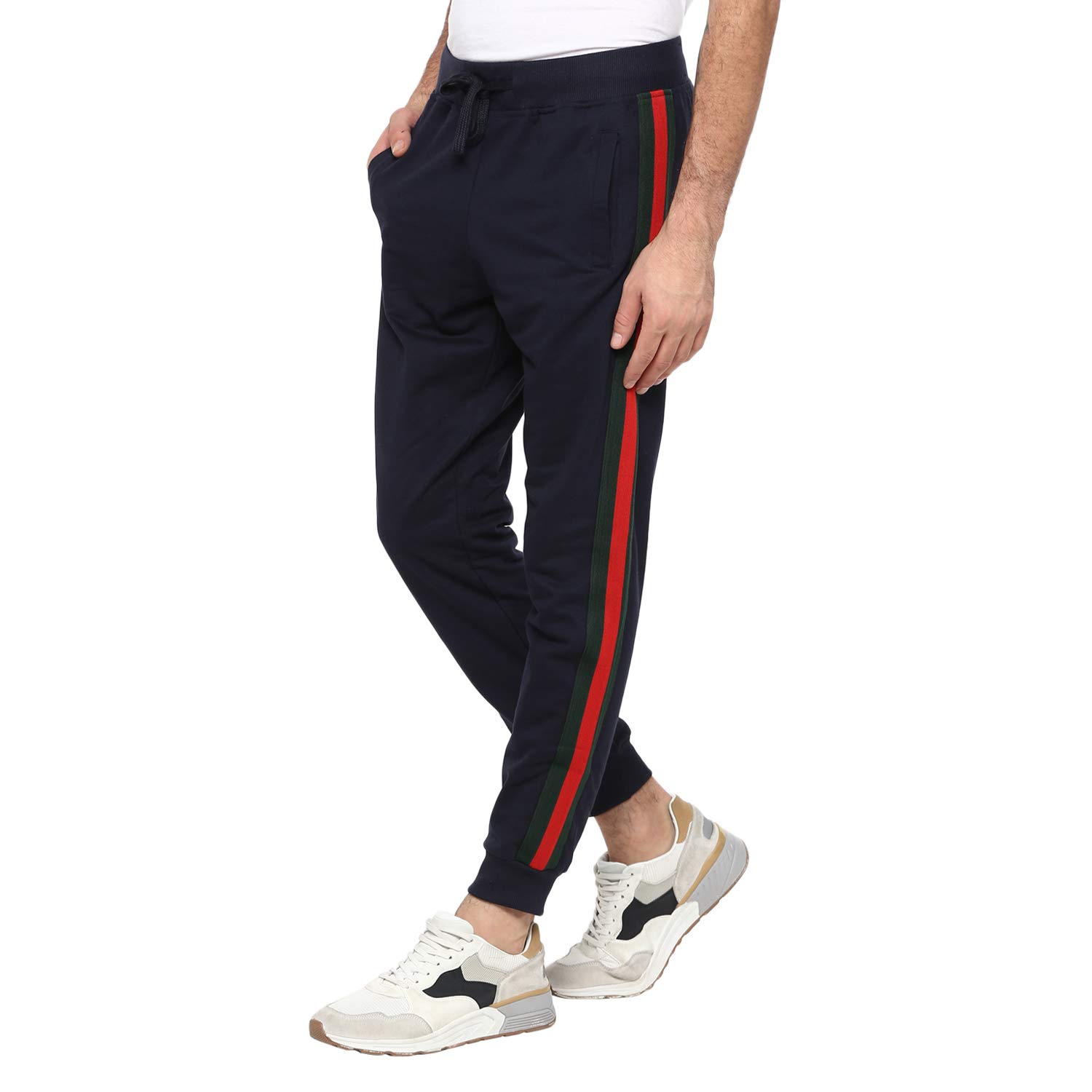 EUC! Off-White “Stripe” Logo Tape Track Pant Virgil Abloh Red Sz Small |  eBay