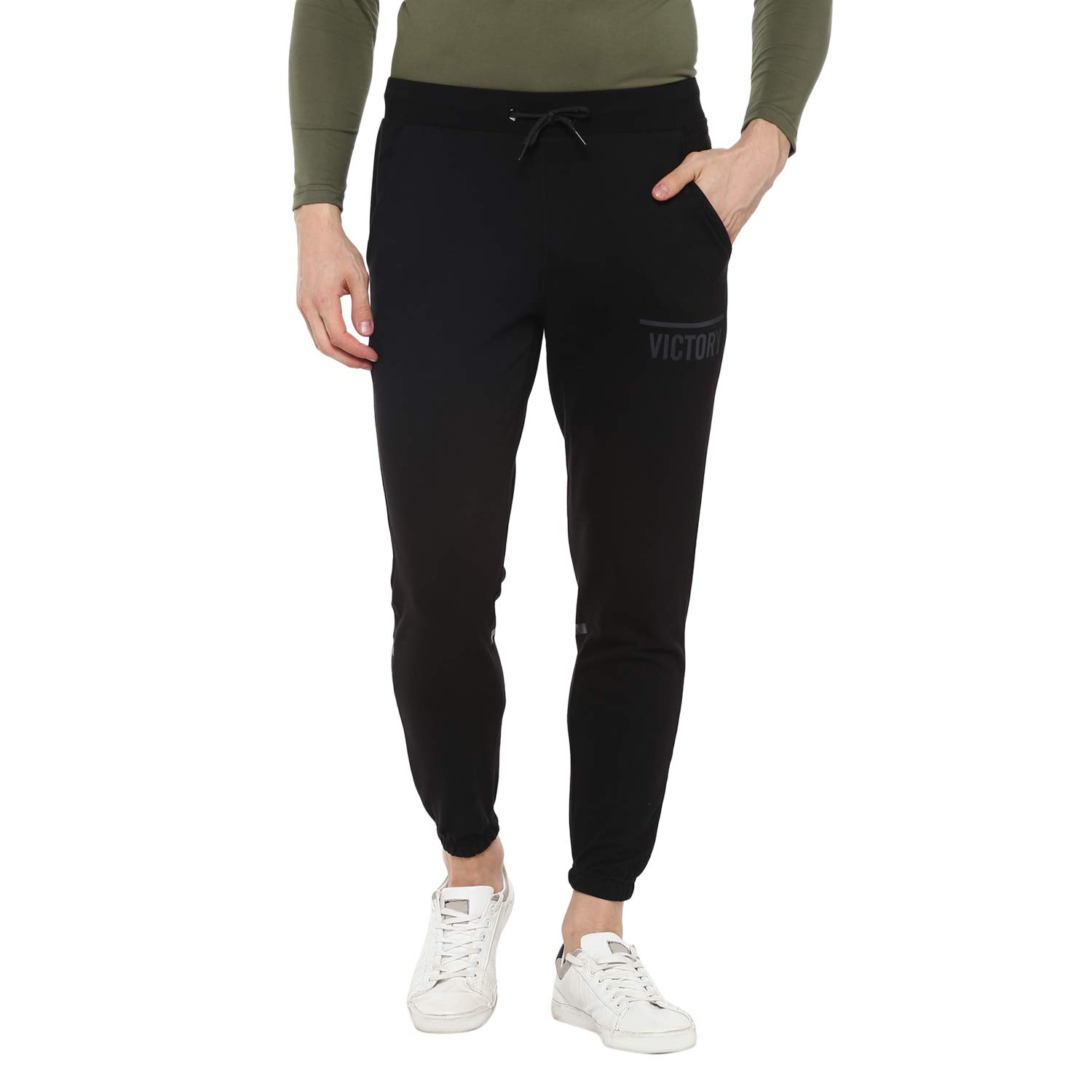 Buy Men Black Light Wash Regular Fit Jogger Online in India - Monte Carlo