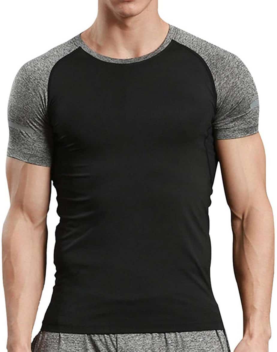 Zesteez Compression T-Shirt Top Plain Athletic Fit Multi Sports Cycling,  Cricket, Football, Badminton, Gym, Fitness …